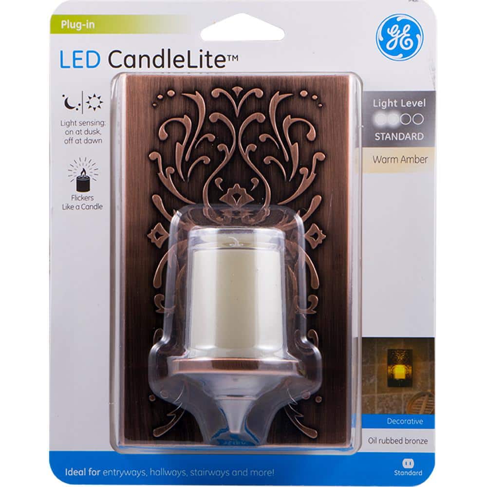 Bronze LED Flameless Votive Candle Night Light