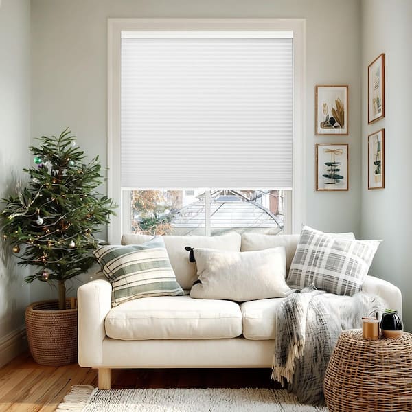 Chicology Cut-to-Size Morning Mist Cordless Light Filtering Privacy Cellular Shades 54 x 64 in. L