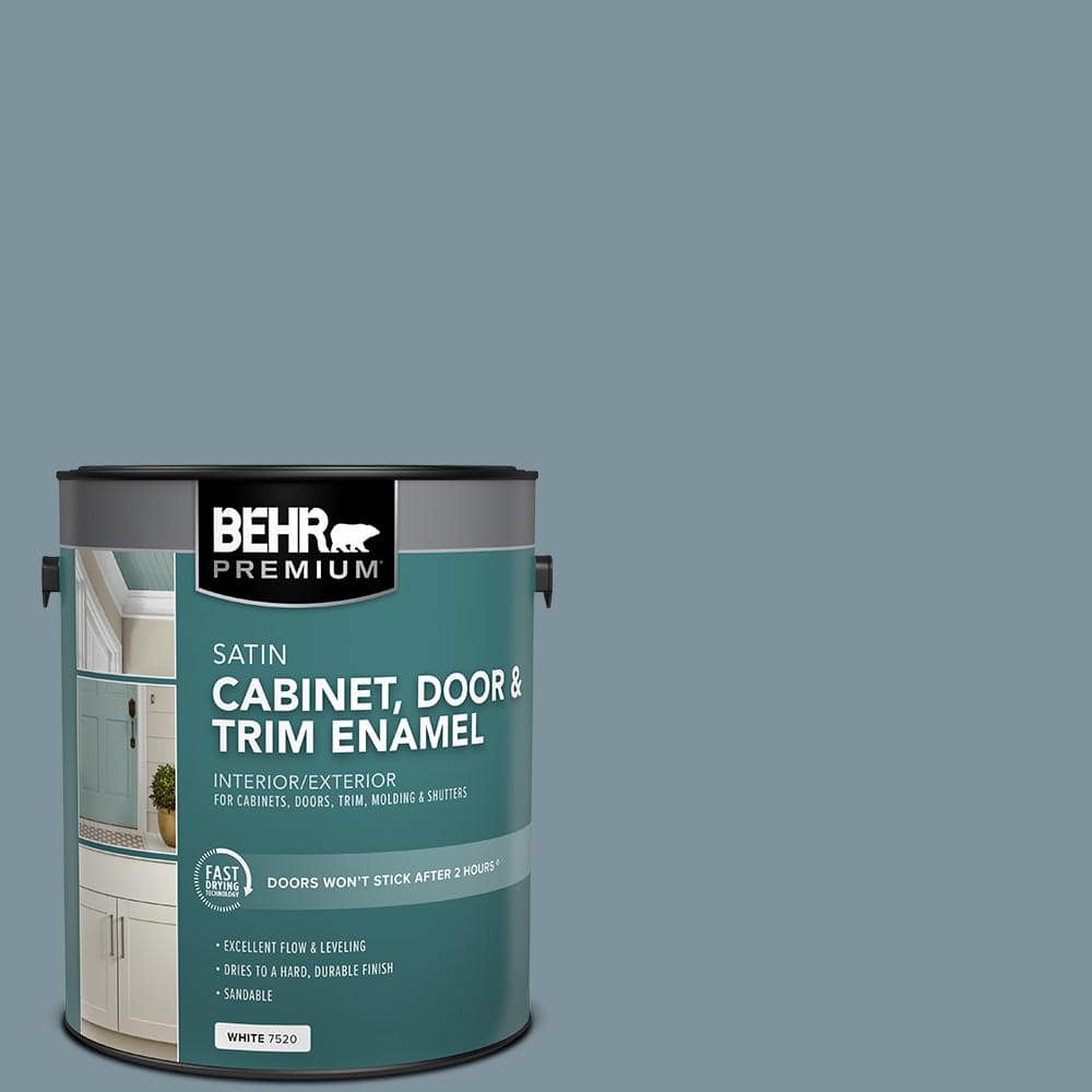 1 gal. #PFC-54 Blue Tundra Satin Enamel Interior/Exterior Cabinet, Door & Trim Paint price history on PriceWatchPro
