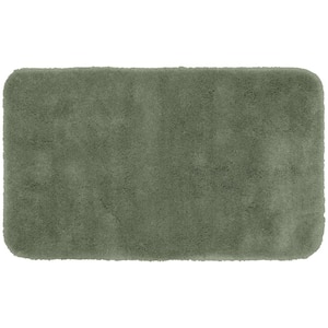 Finest Luxury Deep Fern 30 in. x 50 in. Washable Bathroom Accent Rug