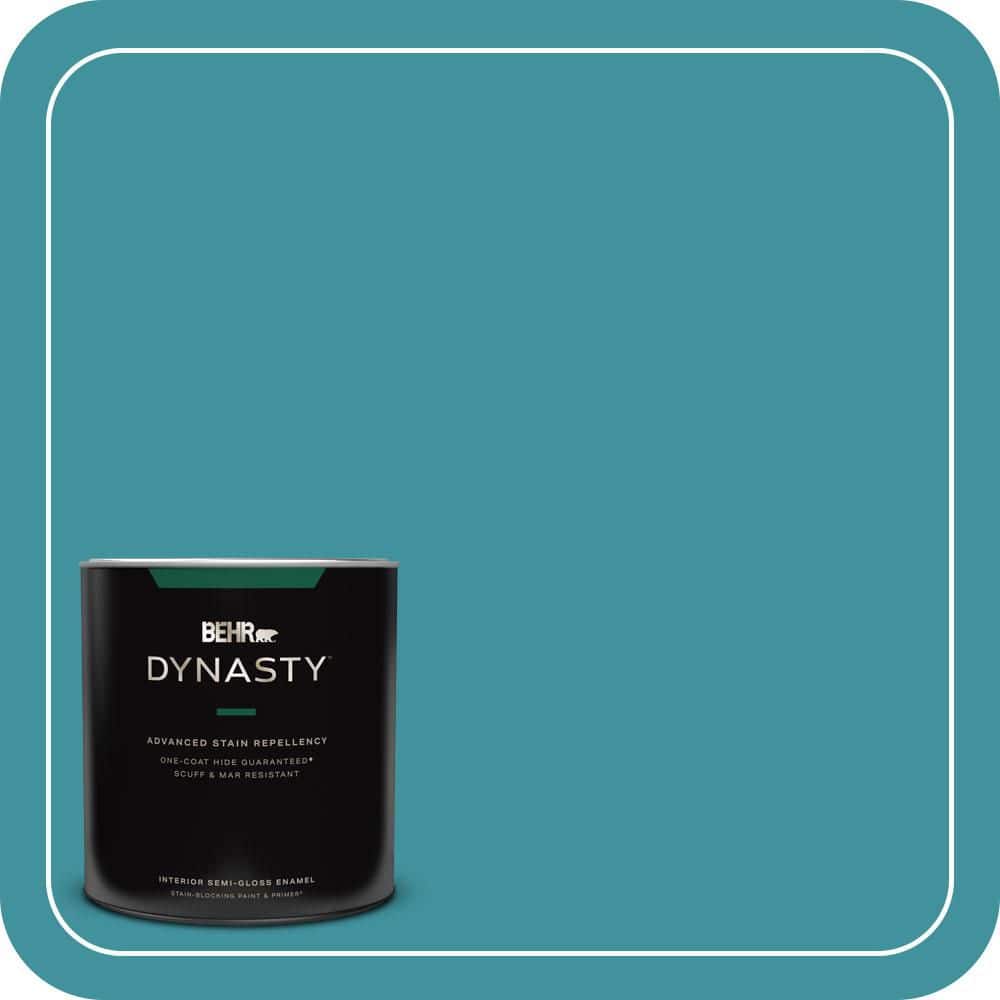 1 qt. #520D-6 Lagoon Semi-Gloss Enamel Interior Stain-Blocking Paint & Primer price history on PriceWatchPro