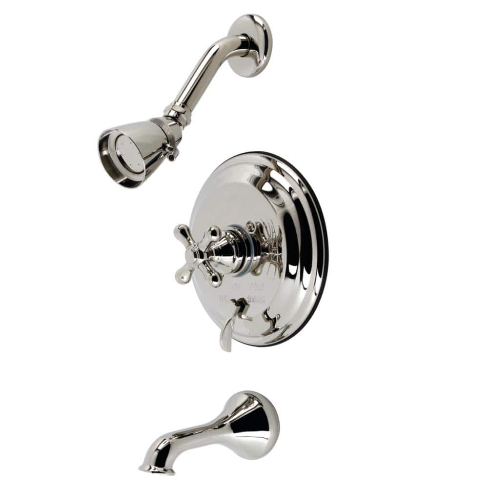 Restoration Single Handle 1-Spray Tub and Shower Faucet 2 GPM with Corrosion Resistant in. Polished Nickel price history on PriceWatchPro