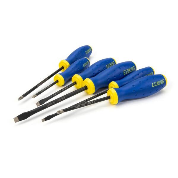 Strong Magnetic Screwdriver Set 10 Pcs,ENEACRO Phillips and Slotted Strenthen Hardness Cr-V Rod,Professional Bi-material Non-slip Cushion Grip,Heavy Duty Torque Repair Hand Tool Strong Magnetic Screwdriver Set 10 Pcs,ENEACRO Phillips and Slotted Strenthen Hardness Cr-V Rod,Professional Bi-material Non-slip Cushion Grip,Heavy Duty Torque Repair Hand Tool