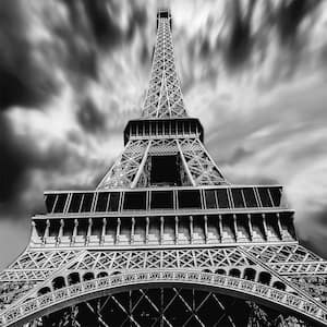 Tower Frameless Black and White Natural Photography Wall Art 30 in. x 30 in.