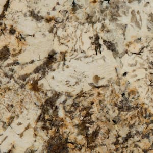 3 in. x 3 in. Granite Countertop Sample in Caravelas Gold