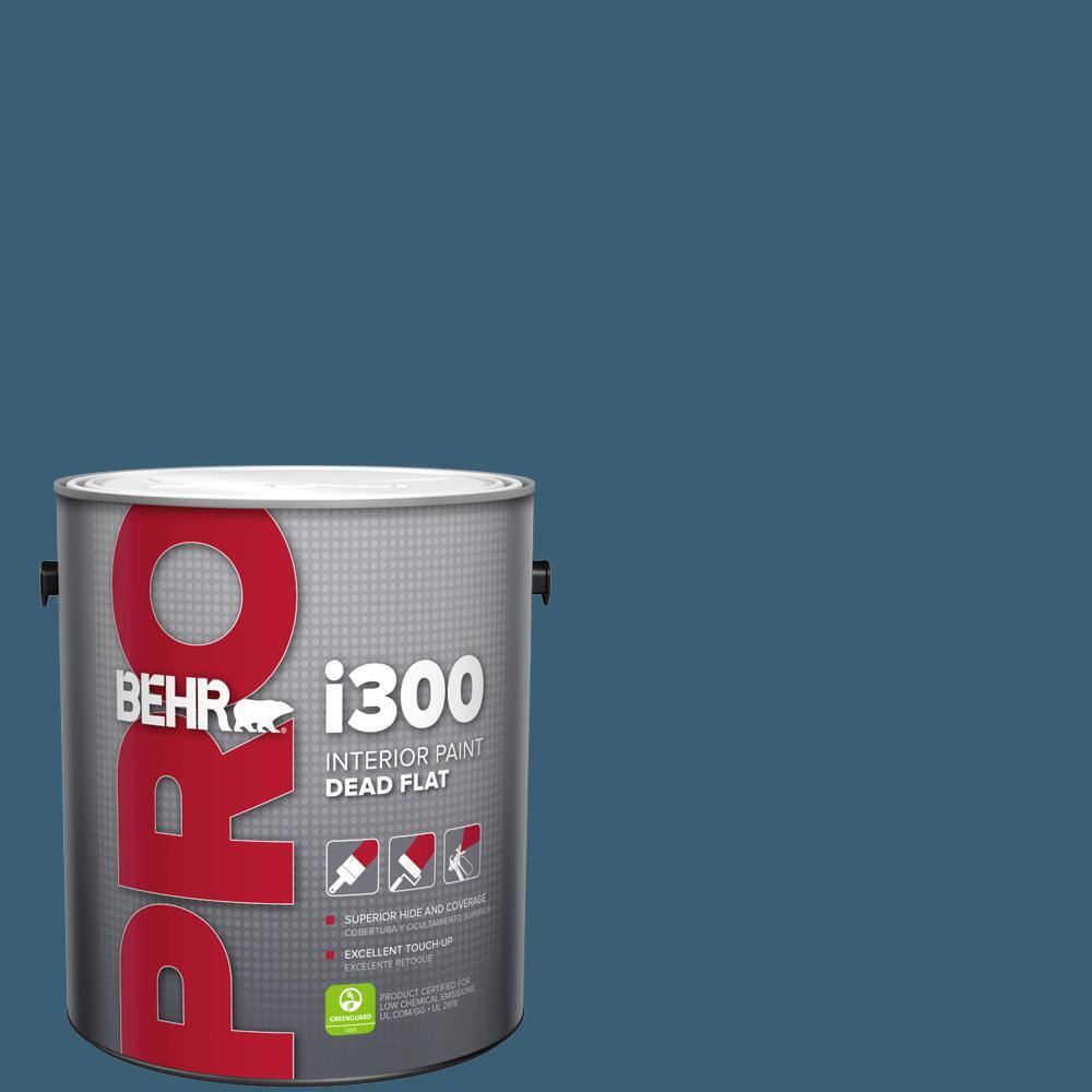 1 gal. #S490-7 Superior Blue Dead Flat Interior Paint price history on PriceWatchPro