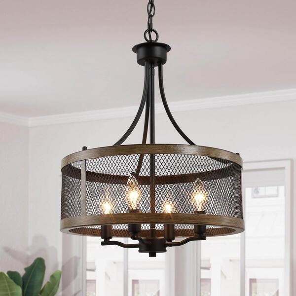 laluz black chandelier