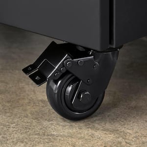 4 in. Caster Kit for Heavy Duty Welded Steel Garage Base Cabinets