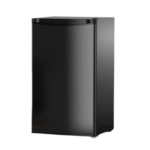 Adrinfly 3.2 cu. ft. Mini Refrigerator in Black with Freezer, Single Door and Adjustable Thermostat Refrigerator for Dorm, Office