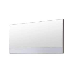 51 in. W x 24 in. H Wood White Vanity Mirror