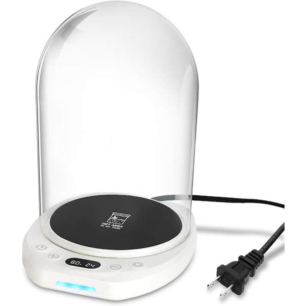 Sourdough Starter Warmer with Glass Dome Precise 1°F Temperature Control 70-120°F 0-24H Timer Auto On Off