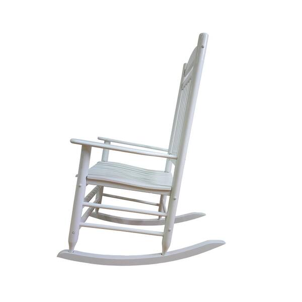 hampton bay rocking chair white