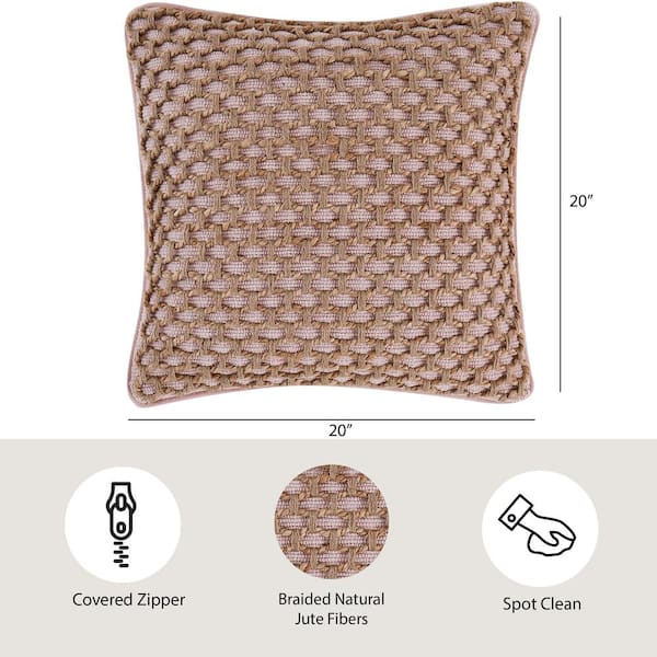 Decor Studioz Geometric Design Synthetic Cushion Cover,16 x 20 Inch Set Of 5 