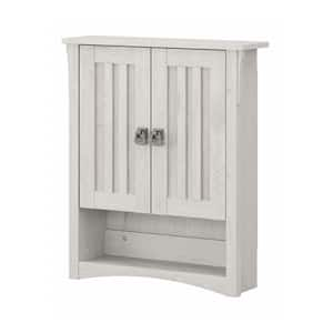 Salinas 23.7 in. W x 6.61 in. D x 27.99 in. H Bathroom Storage Wall Cabinet in Linen White Oak