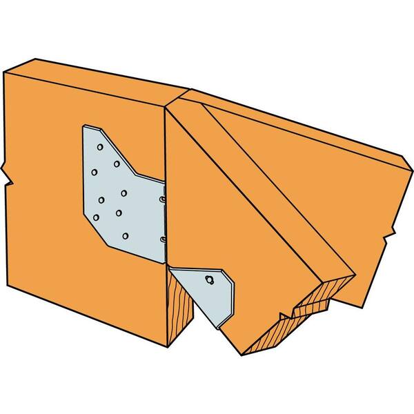 Simpson Multiple Ridge Connector Simpson Strong-Tie 2X Hip Ridge Connector 5603057 - The Home Depot
