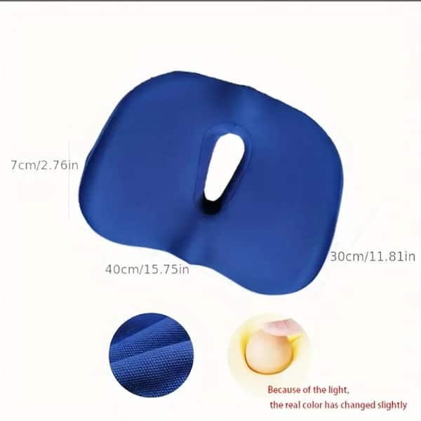 Afoxsos Blue Donut Seat Foam Cushion Pillow Helps Ease Tailbone