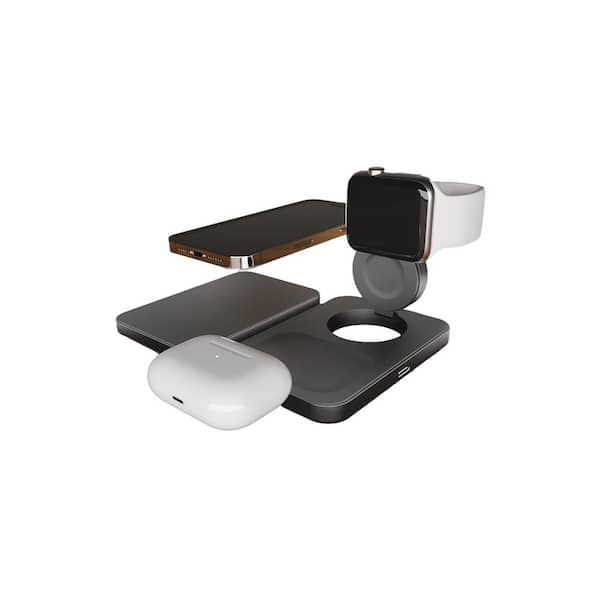 Charger-Foldable 3-in-1 Travel, Black