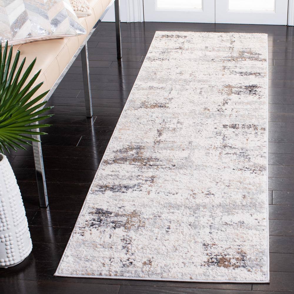 Amelia Ivory/Gray 9 ft. x 12 ft. Abstract Area Rug - thumbnail 10