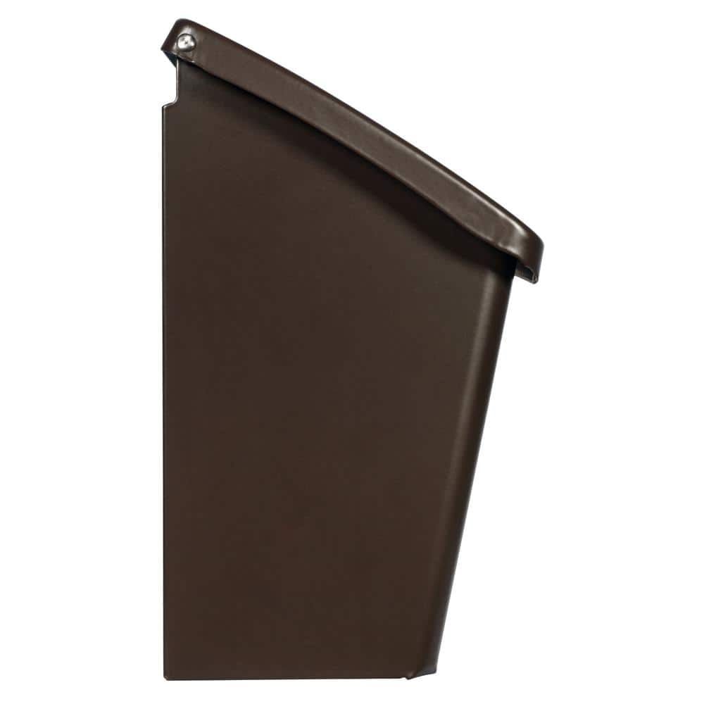 Wayland Rubbed Bronze Small Steel Wall Mount Mailbox