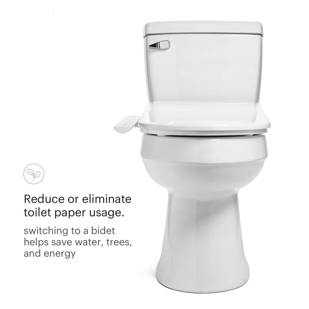 Swash Thinline T22 White Luxury Bidet Toilet Seat with Side Arm Control