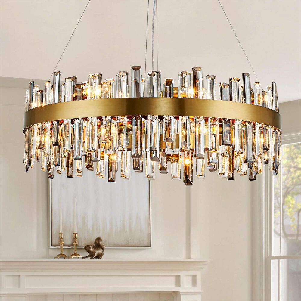 16-Light Gold Luxury Crystal Chandelier for Living Room price history on PriceWatchPro