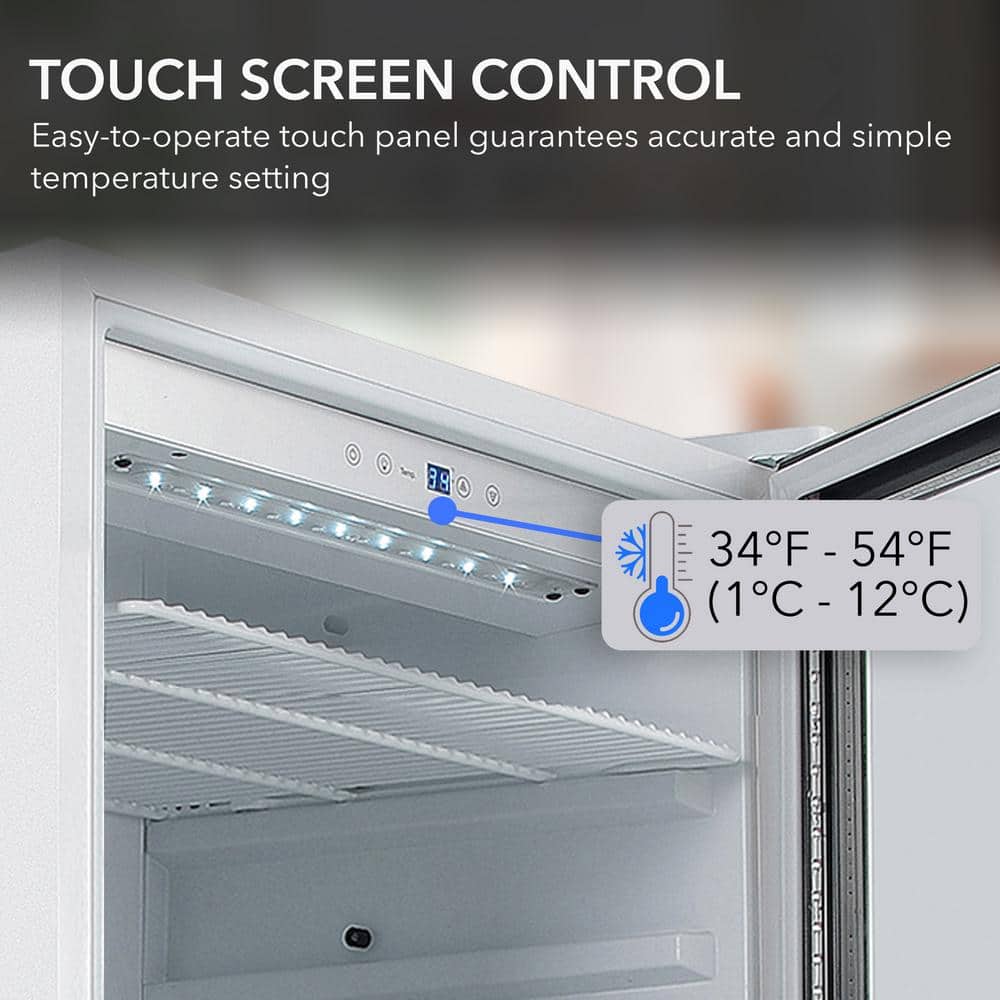 Whynter 8.1 cu.ft. Stainless Steel Beverage Refrigerator with LED Lighting