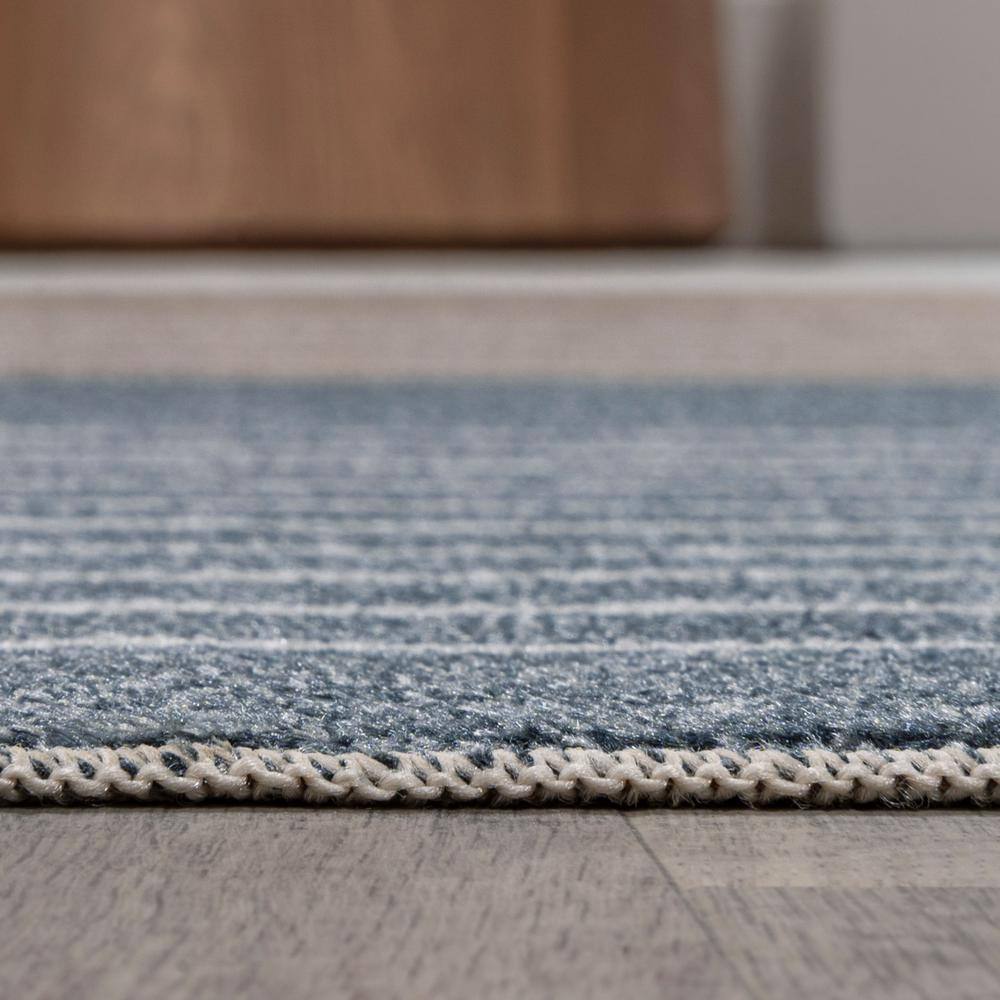 Multi-Color Geometric Washable Synthetic Kids Area Rug 5' x 8'