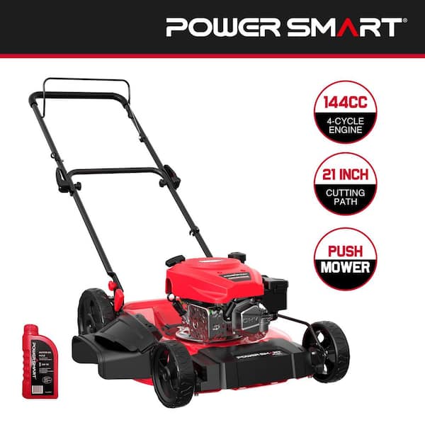21 in. 144cc OHV 4-stroke engine 2-in-1 side discharge Gas Push Lawn Mower