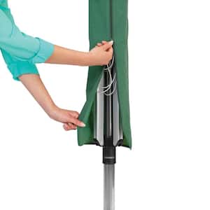 122.8 in. x 122.8 in. Outdoor Rotary Clothesline Lift-O-Matic with Ground Spike and Protective Cover