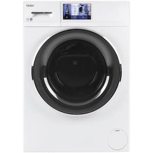 2.4 cu. ft. Smart High-Efficiency Stackable White Front Load Washing Machine with Steam, ENERGY STAR