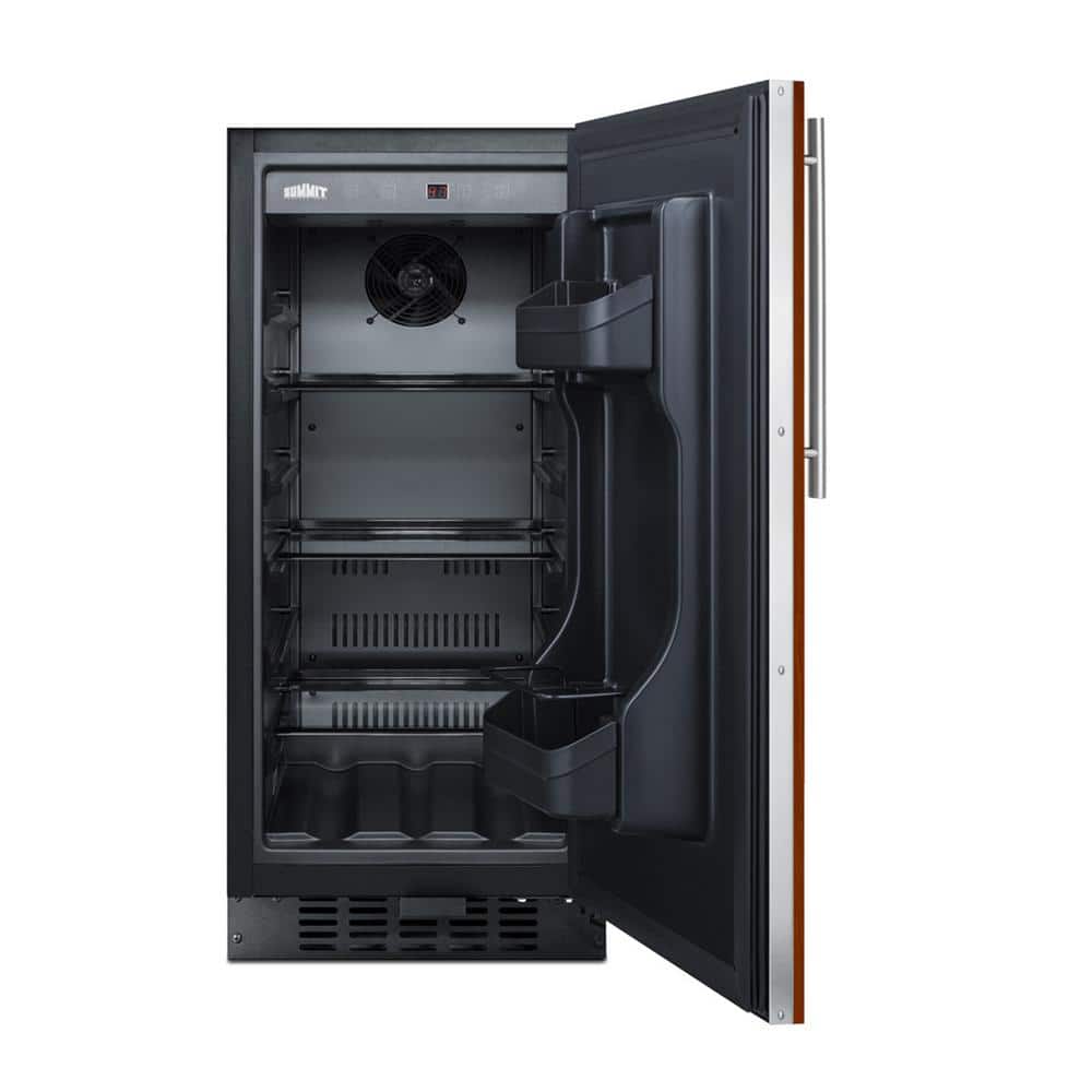 Compact Black Panel Ready Undercounter Smart Refrigerator