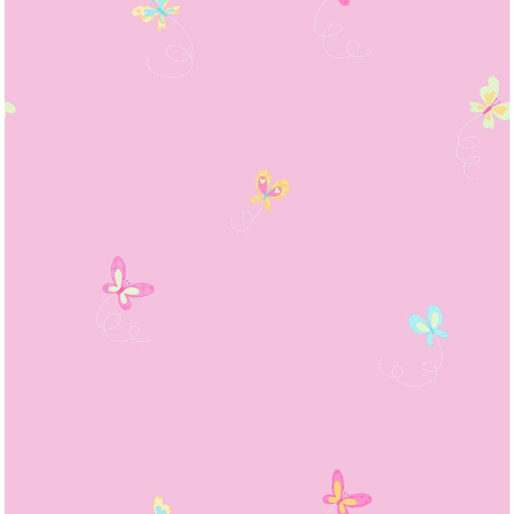 Crosby Pink Floral Paper Strippable Roll Wallpaper (Covers 56.4 sq. ft.)