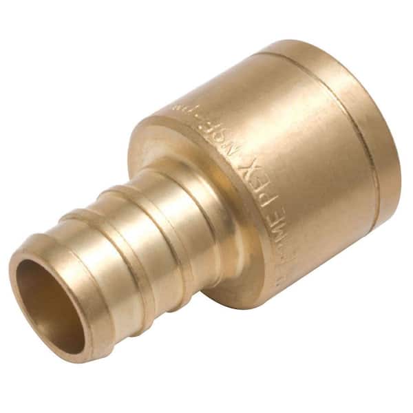 SharkBite 1/2 in. Brass PEX Barb x Female Copper Sweat Adapter