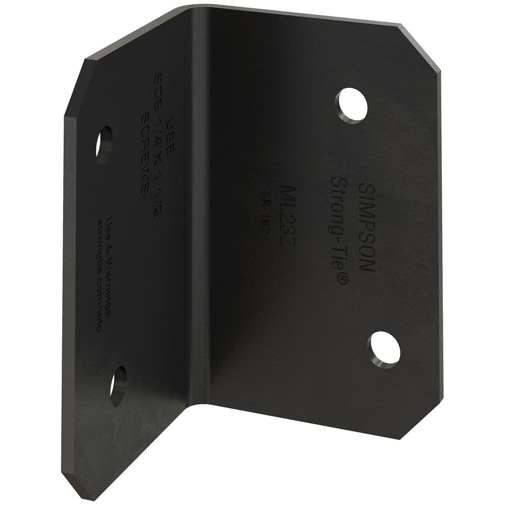 Outdoor Accents MLPC 2 in. x 3 in. 12-Gauge ZMAX, Black Powder-Coated Medium L Angle price history on PriceWatchPro