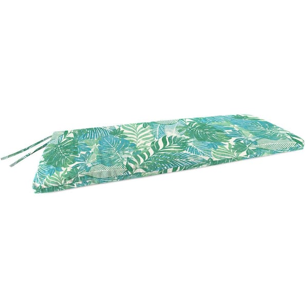48 in. W x 18 in. D x 3.5 in. T Rectangular Outdoor Bench Cushion in Wesley Bayou