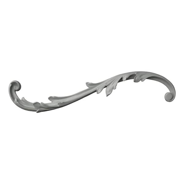 Ekena Millwork 0.75 in. x 2.75 in. x 13 in. Polyurethane Applique and Onlay Moulding