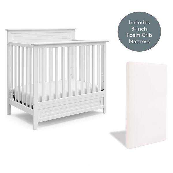 mini crib with mattress included