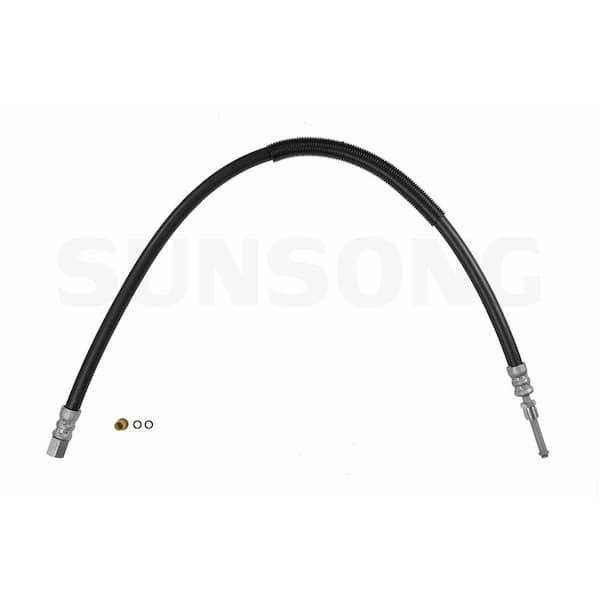 Sunsong Power Steering Pressure Line Hose Assembly - Hydroboost To Gear