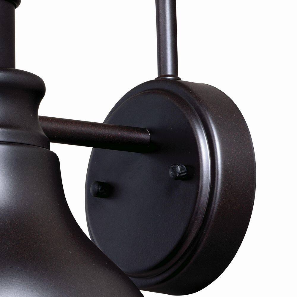 Delano Bronze 13.25" Dimmable Outdoor Wall Light