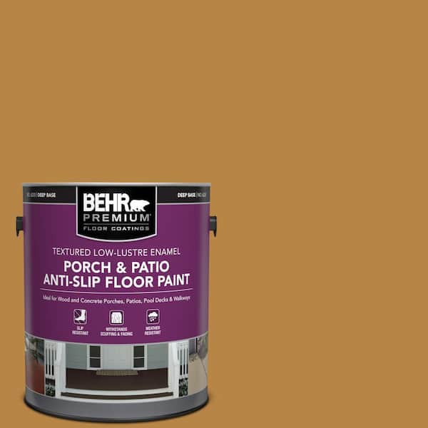 BEHR PREMIUM 1 gal. #M270-7 Wild Ginger Textured Low-Lustre Enamel Interior/Exterior Porch and Patio Anti-Slip Floor Paint