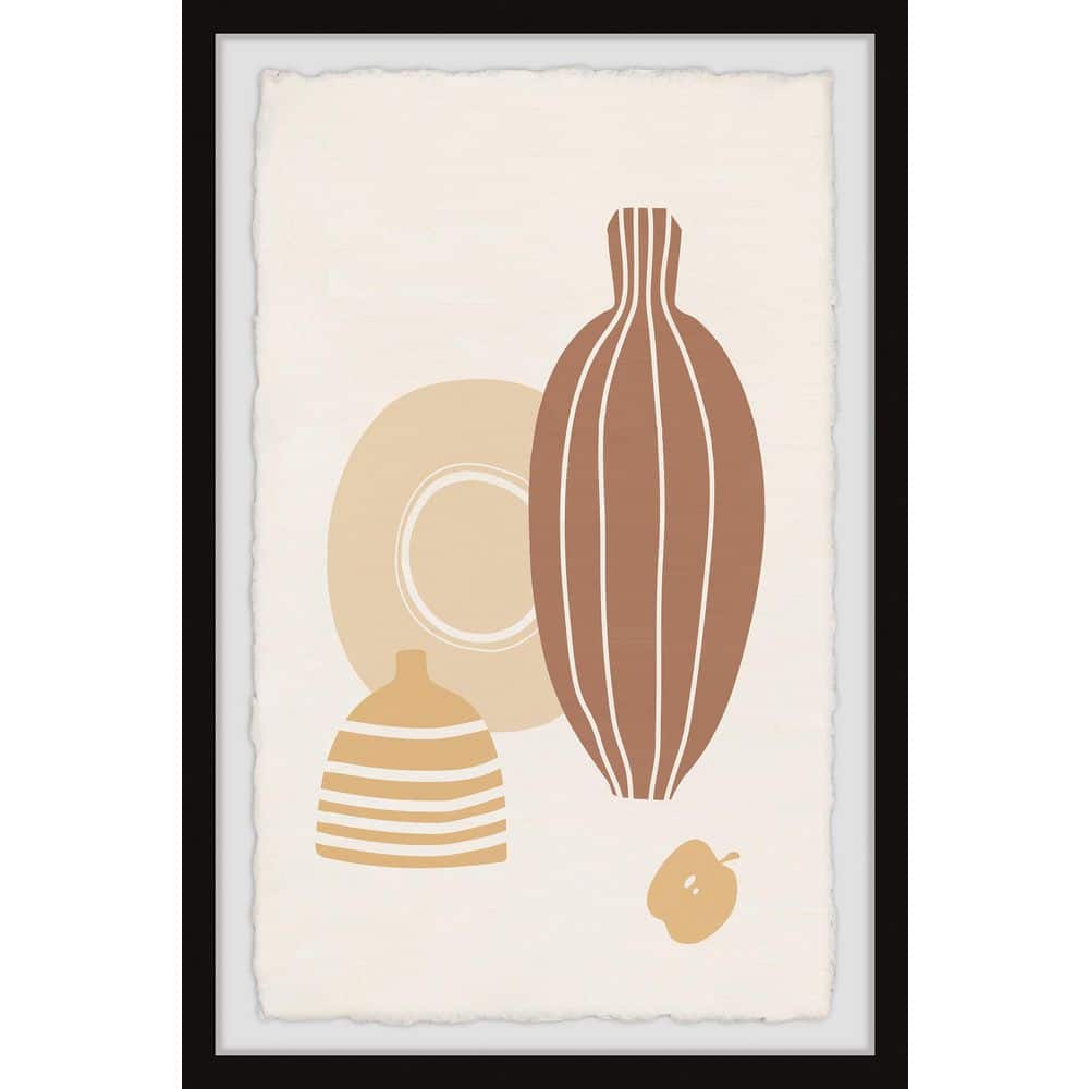 Perfect Stripes by Marmont Hill Framed Home Art Print 36 in. x 24 in.