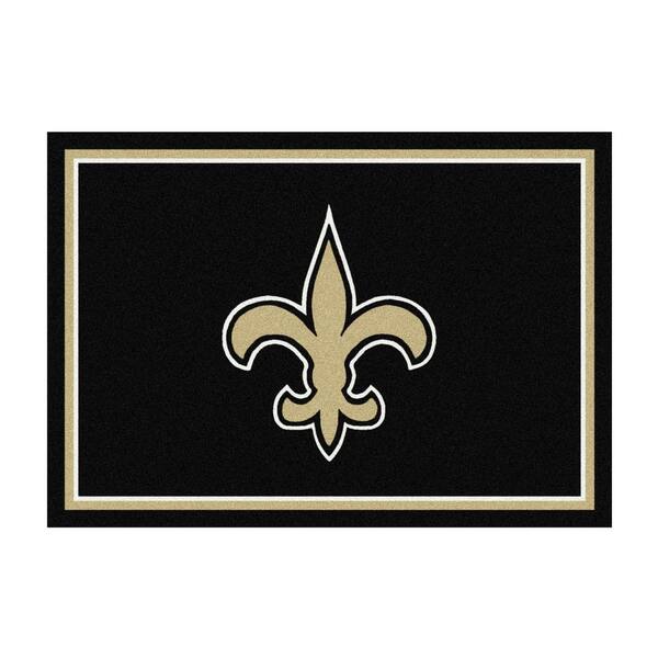 MILLIKEN NEW ORLEANS SAINTS 6 ft. X 8 ft. SPIRIT RUG IMP 5255031 The