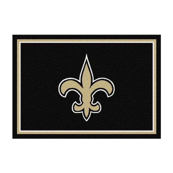 IMPERIAL NEW ORLEANS SAINTS 6 ft. X 8 ft. SPIRIT RUG