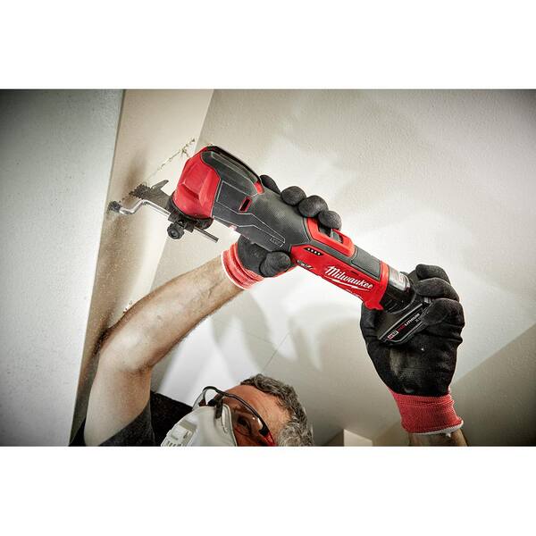 Milwaukee M12 FUEL 12V Lithium-Ion Cordless Oscillating Multi-Tool and Jobsite Radio with Two 3.0 Ah Batteries