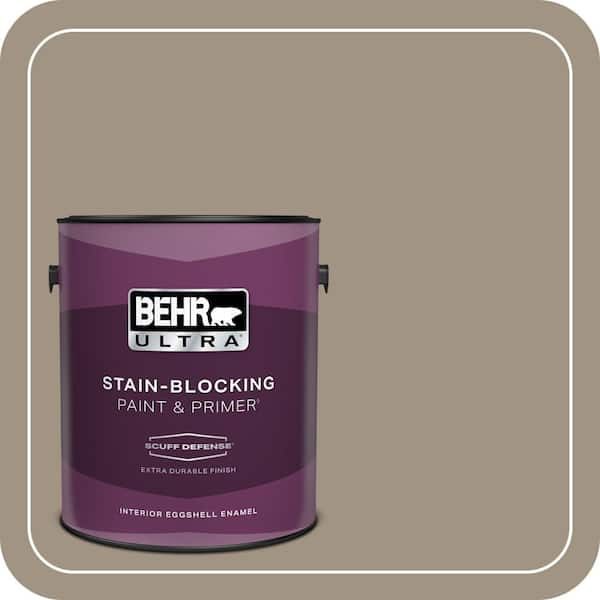 BEHR ULTRA 1 gal. #BNC-24 Shadow Taupe Extra Durable Eggshell Enamel Interior Paint & Primer
