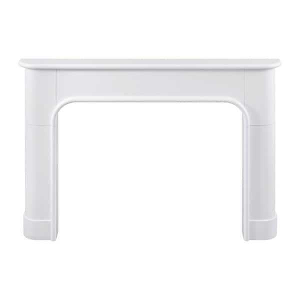 Willow Bend 72 in. x 54 in. Overall Dims Full Surround Fireplace Mantel 46 in. x 41 in. Interior Opening in White Paint