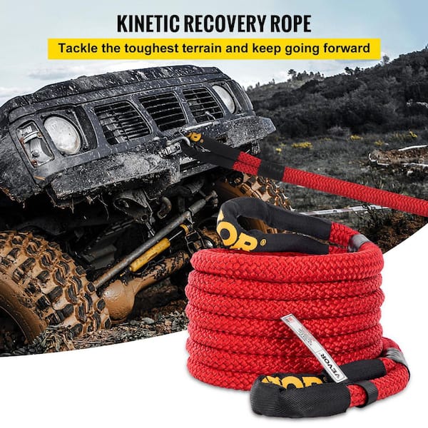 VEVOR Kinetic Recovery Rope 19,200 lbs. Tow Rope 3/4 in. x 21 ft