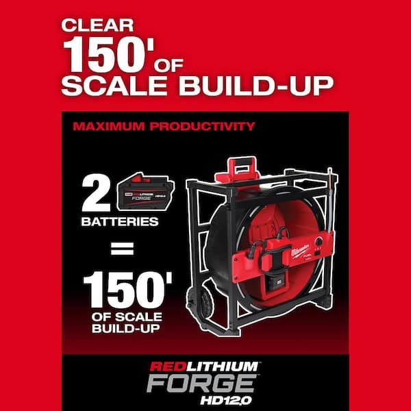 Milwaukee M18 18V Lithium-Ion Cordless High Speed Drain Cleaner
