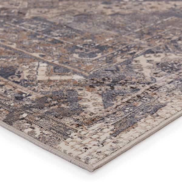 Blue and Gold Luxury Bathroom Rug Meadow - 190 x 300cm