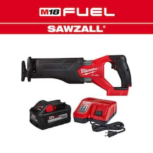 M18 FUEL GEN-2 18-Volt Lithium-Ion Brushless Cordless SAWZALL Reciprocating Saw with 8.0 Ah Starter Kit